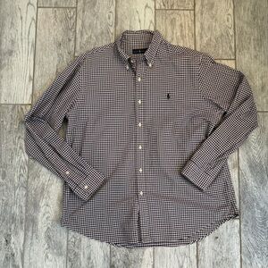 Ralph Lauren Black and White Gingham Shirt